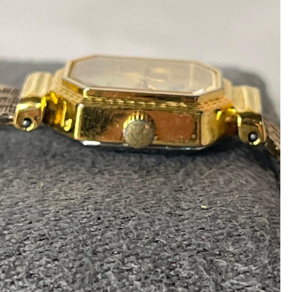 Diane Von Furstenberg Gold Plated Mesh Stainless Steel Watch Vintage untested - Picture 13 of 15